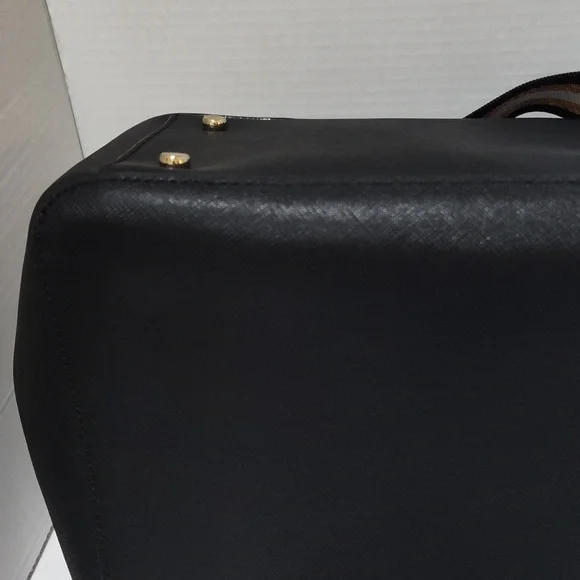 Kate Spade Black Tote with Gold Accents